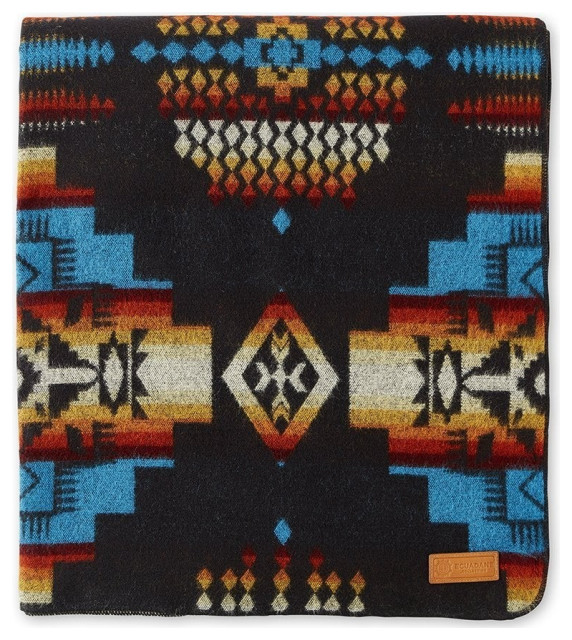 Sunset Tribal Print Throw Blanket Southwestern Throws by