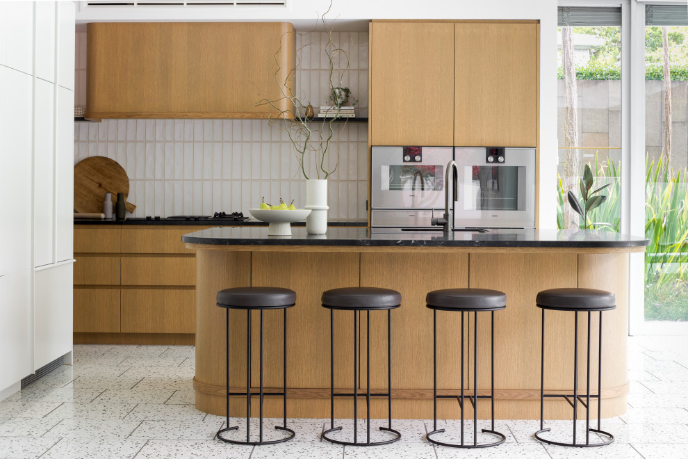 Park view - Midcentury - Kitchen - Auckland - by Shane George Design ...