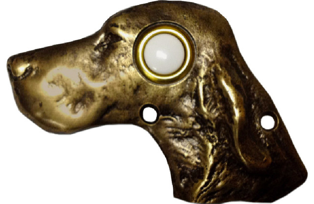 Dog Head Door Bell Rustic Doorbells And Chimes By Buck Snort