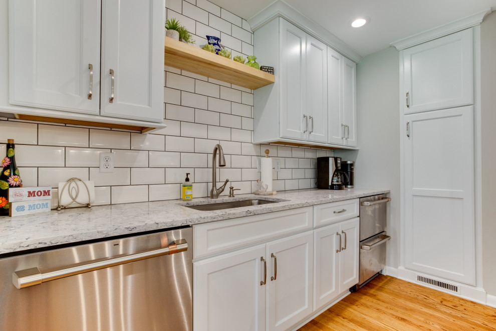 Home design - large transitional home design idea in Baltimore