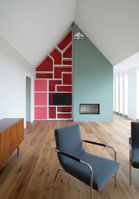 Dachwohnung K&ouml;ln contemporary-vardagsrum