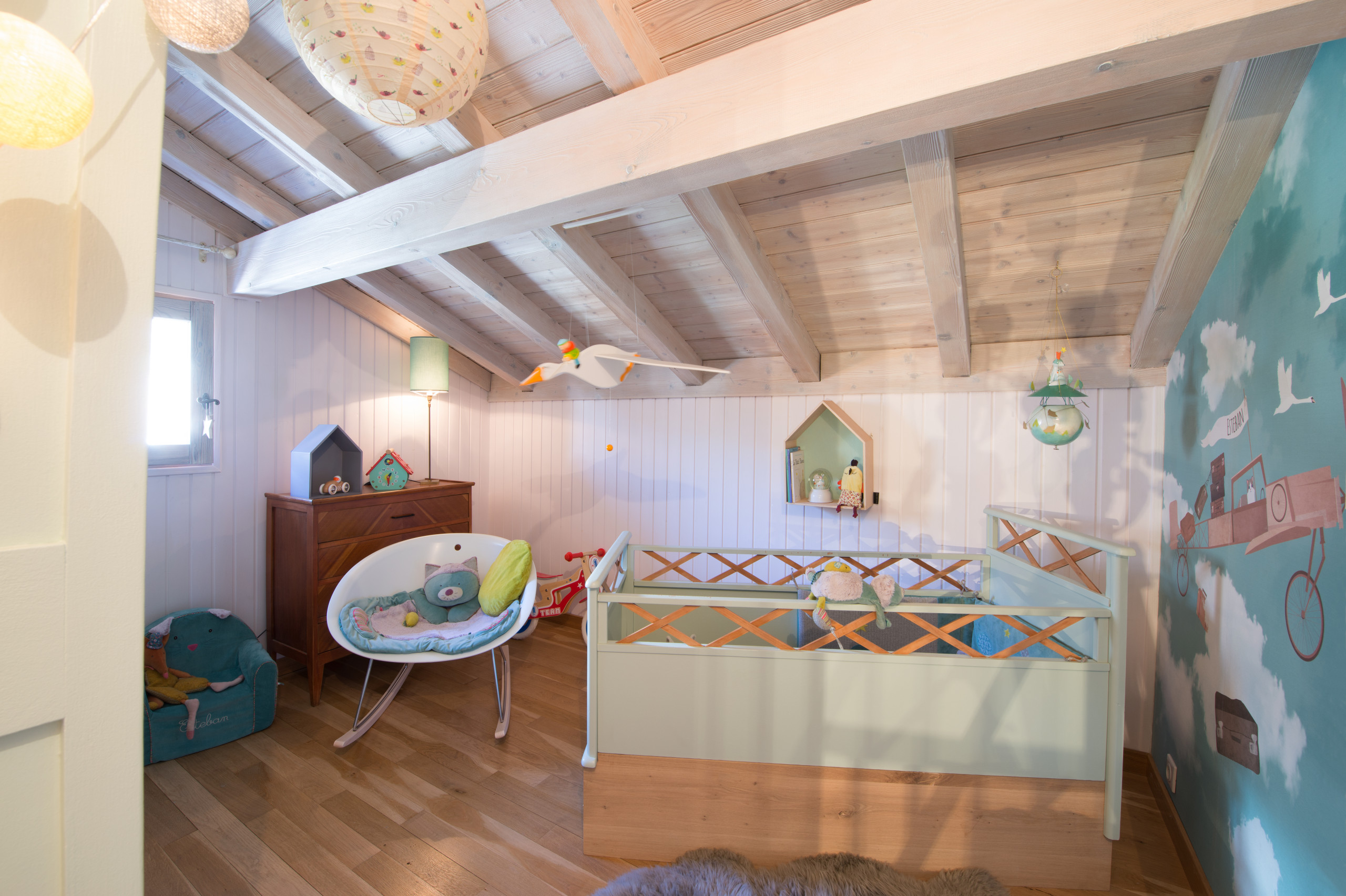 Décoration de chambre chalet à la montagne