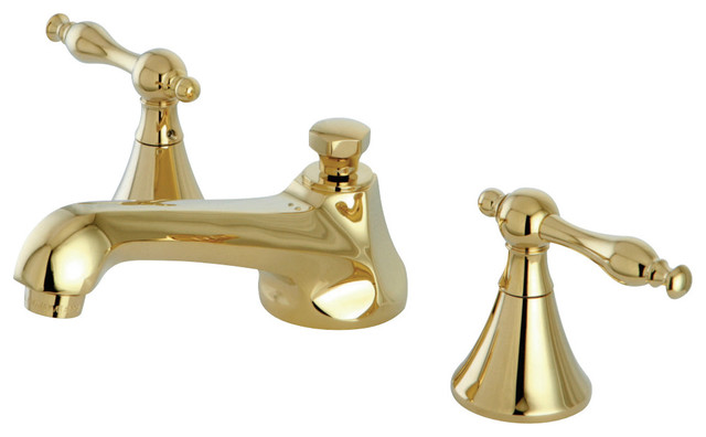 Kingston Brass Naples Widespread Bathroom Faucet Traditional