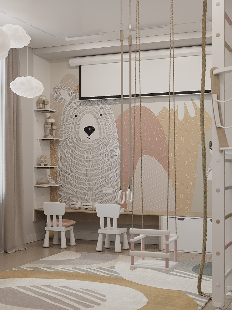 Дизайн проект игровой комнаты