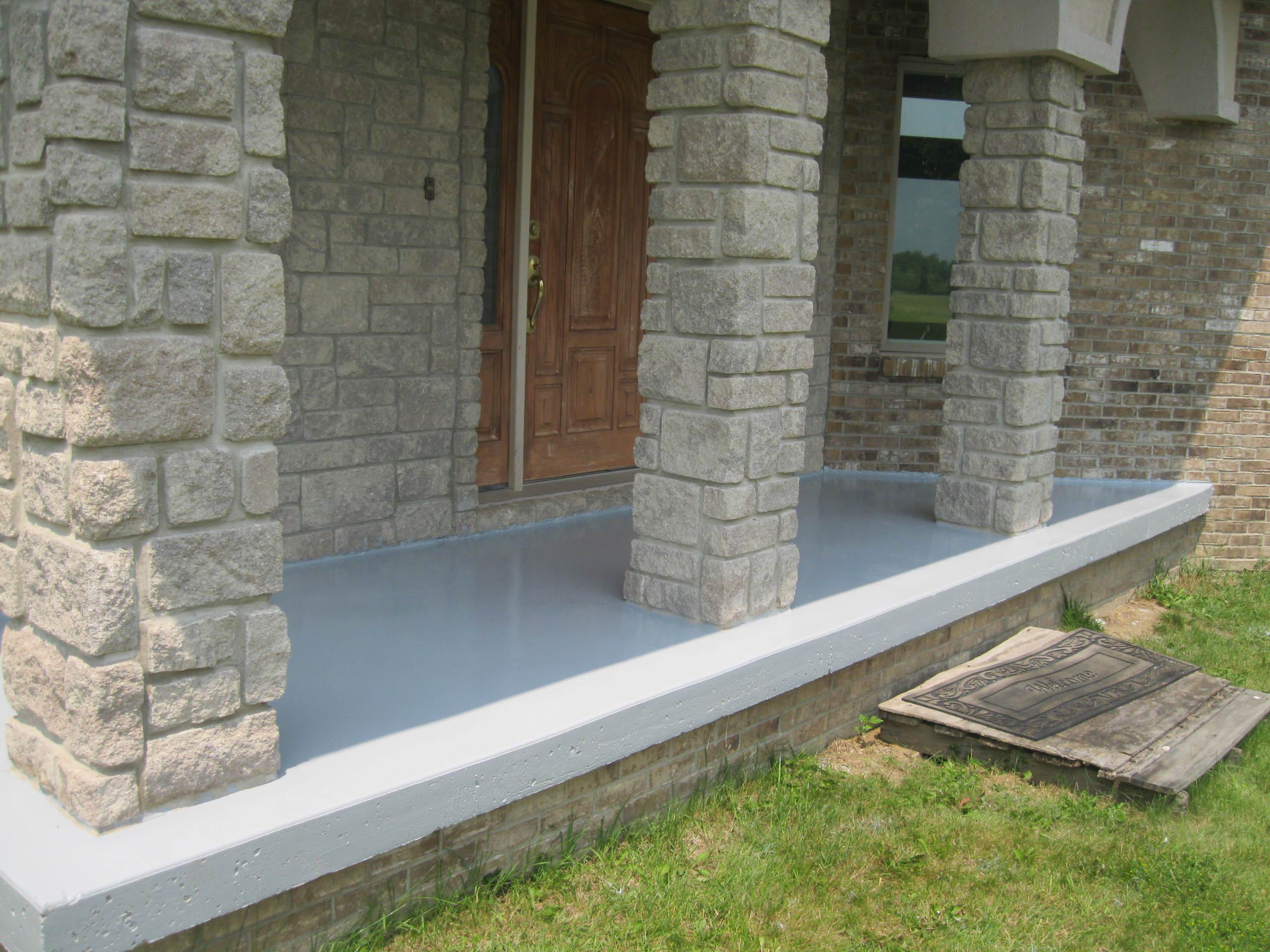 Front Porch Waterproof sealant