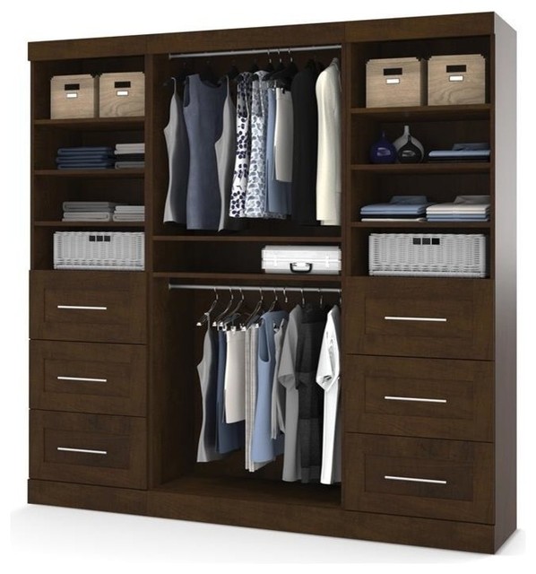 Bestar Pur By Bestar 86 Storage Kit Chocolate Transitional
