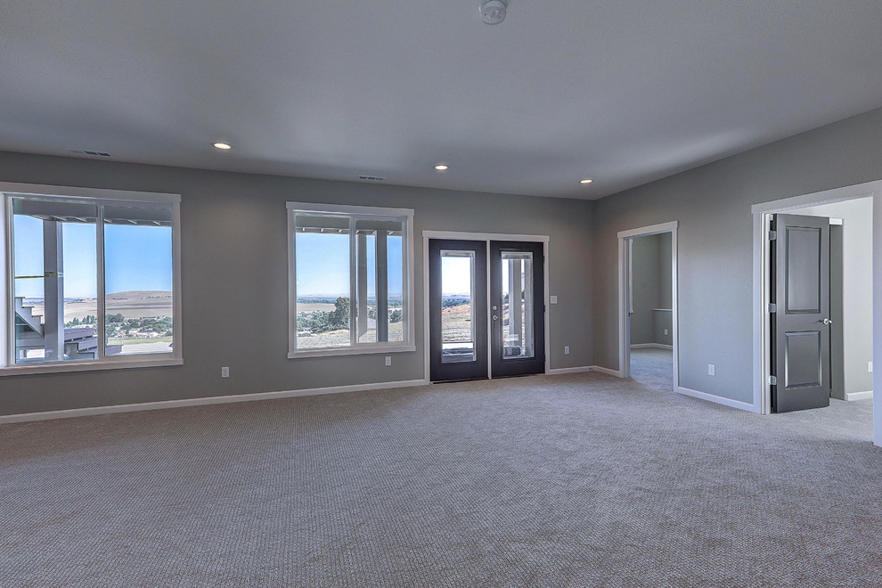Basement - transitional basement idea in Seattle