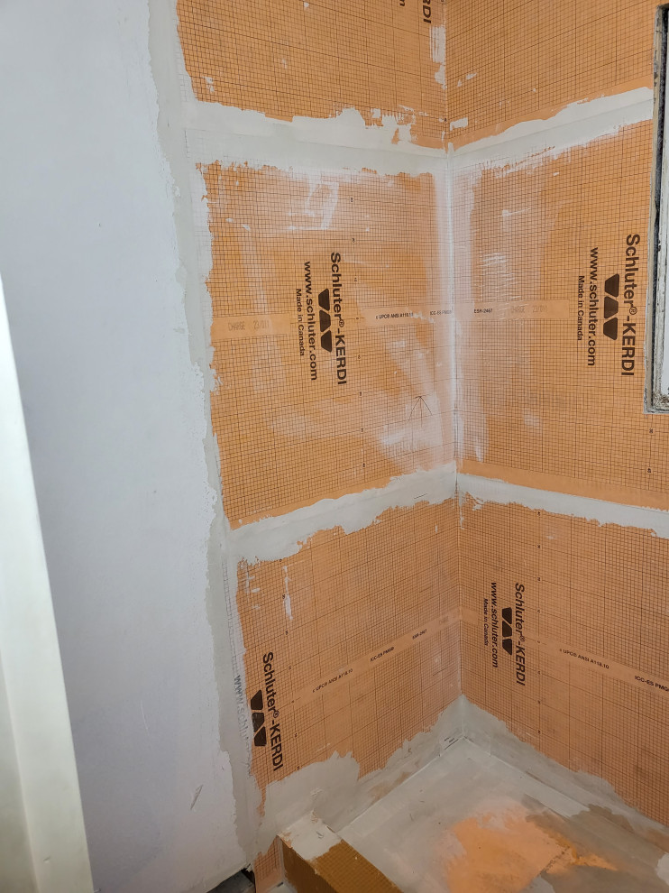 Blue Tile Bathroom Installation