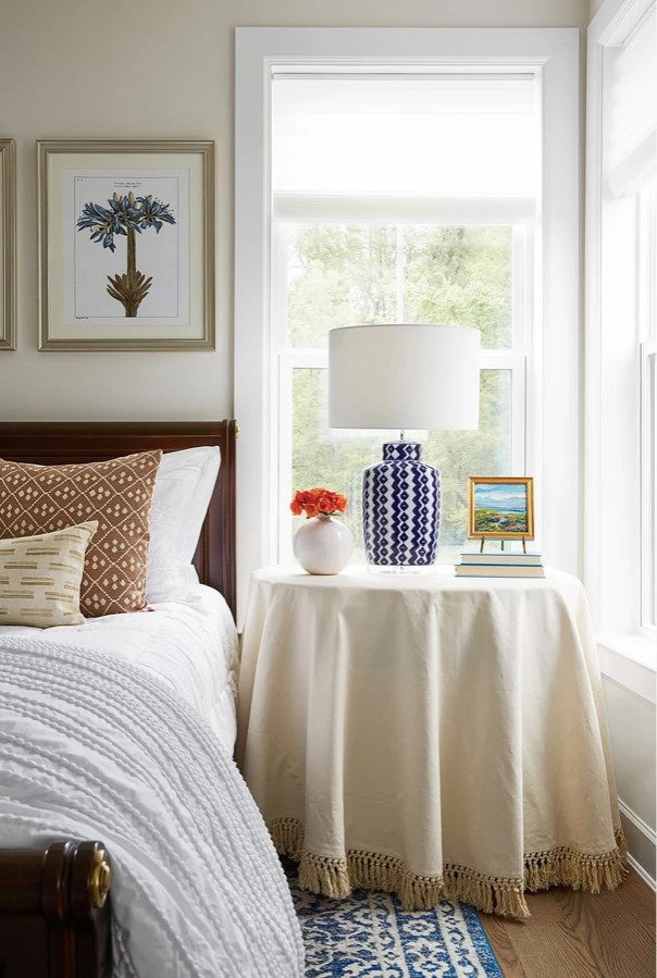 Design ideas for a beach style bedroom in Wilmington.