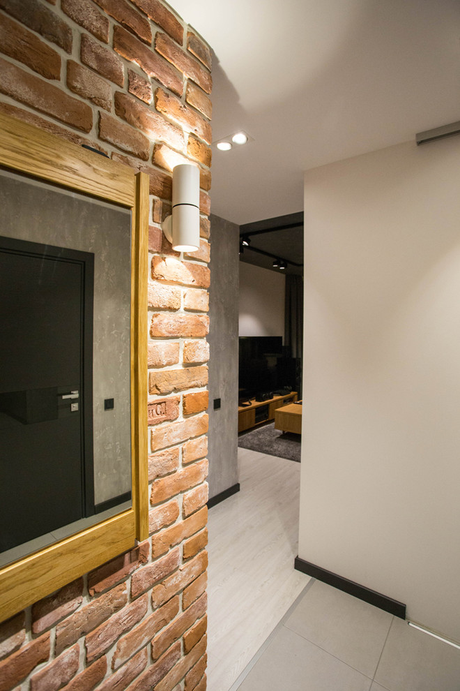 Реализованный проект евродвушки с элементами стиля Лофт