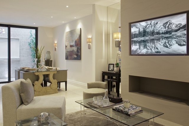 Mayfair Residence contemporary-vardagsrum