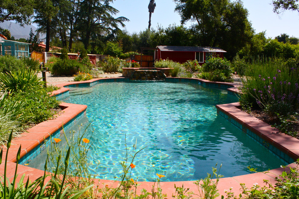 Pool Southwestern Pool Santa Barbara by Shannon Malone