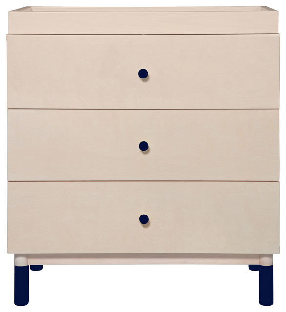 Babyletto Gelato Dresser Knob Set in Black Contemporary And