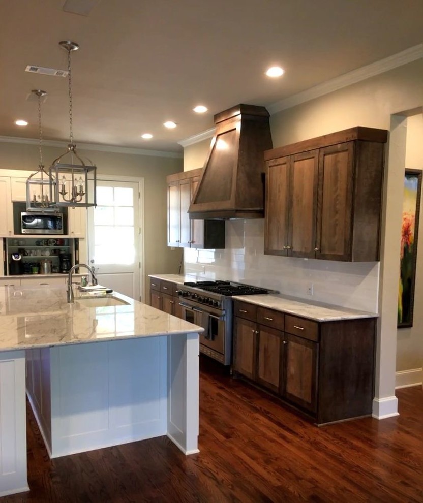 Example of a trendy home design design in Dallas