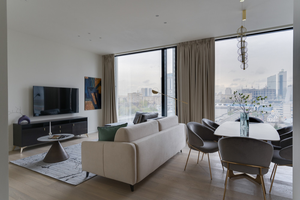 Комплектация и хоумстейджинг в небоскребе Москва Сити, ЖК Capital Towers