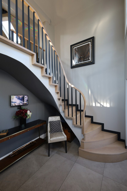 Chester Villa , Walthamstow, E17 industrial-staircase