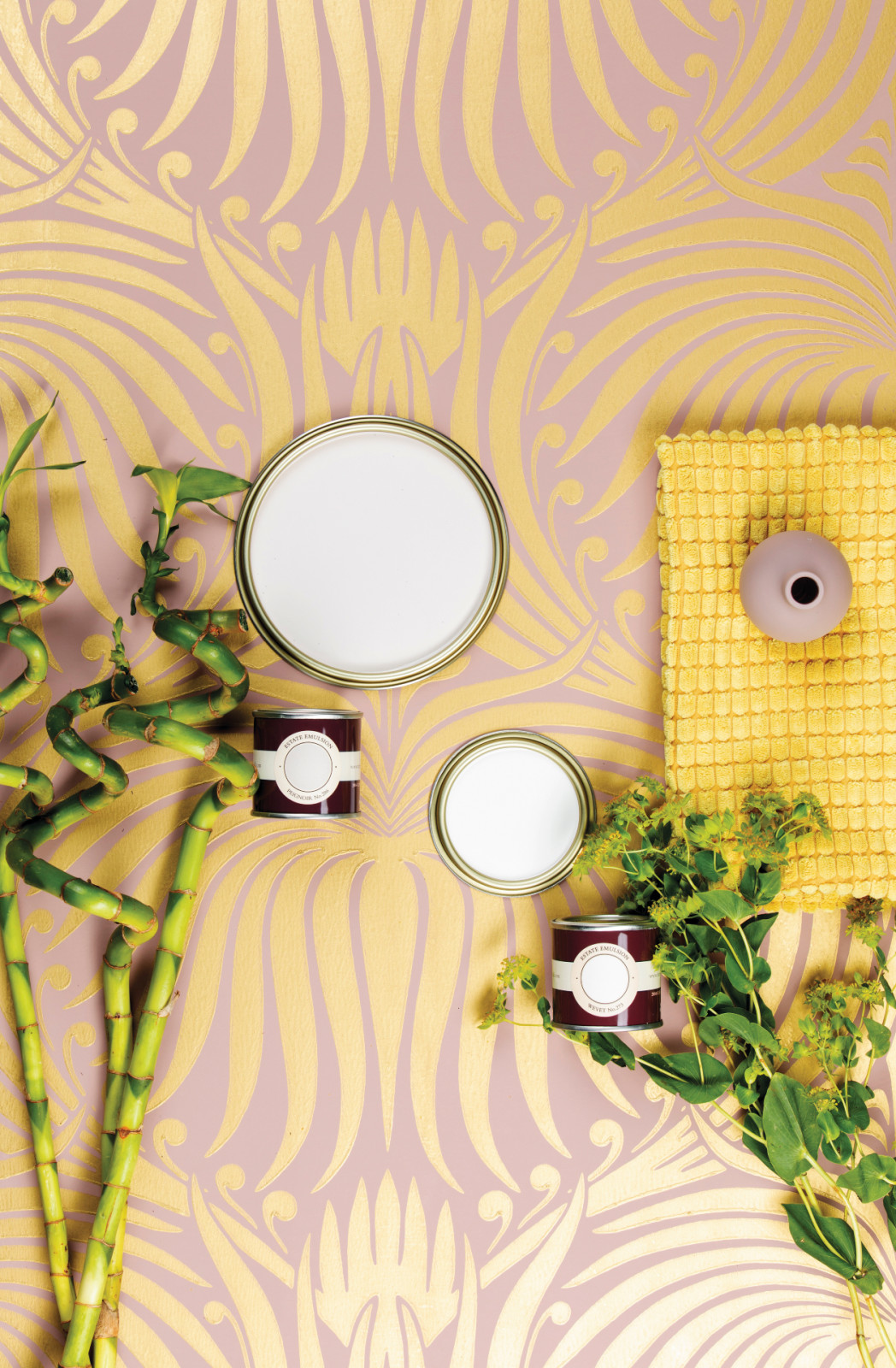 Farrow&Ball Metallic Wallpapers at Manders