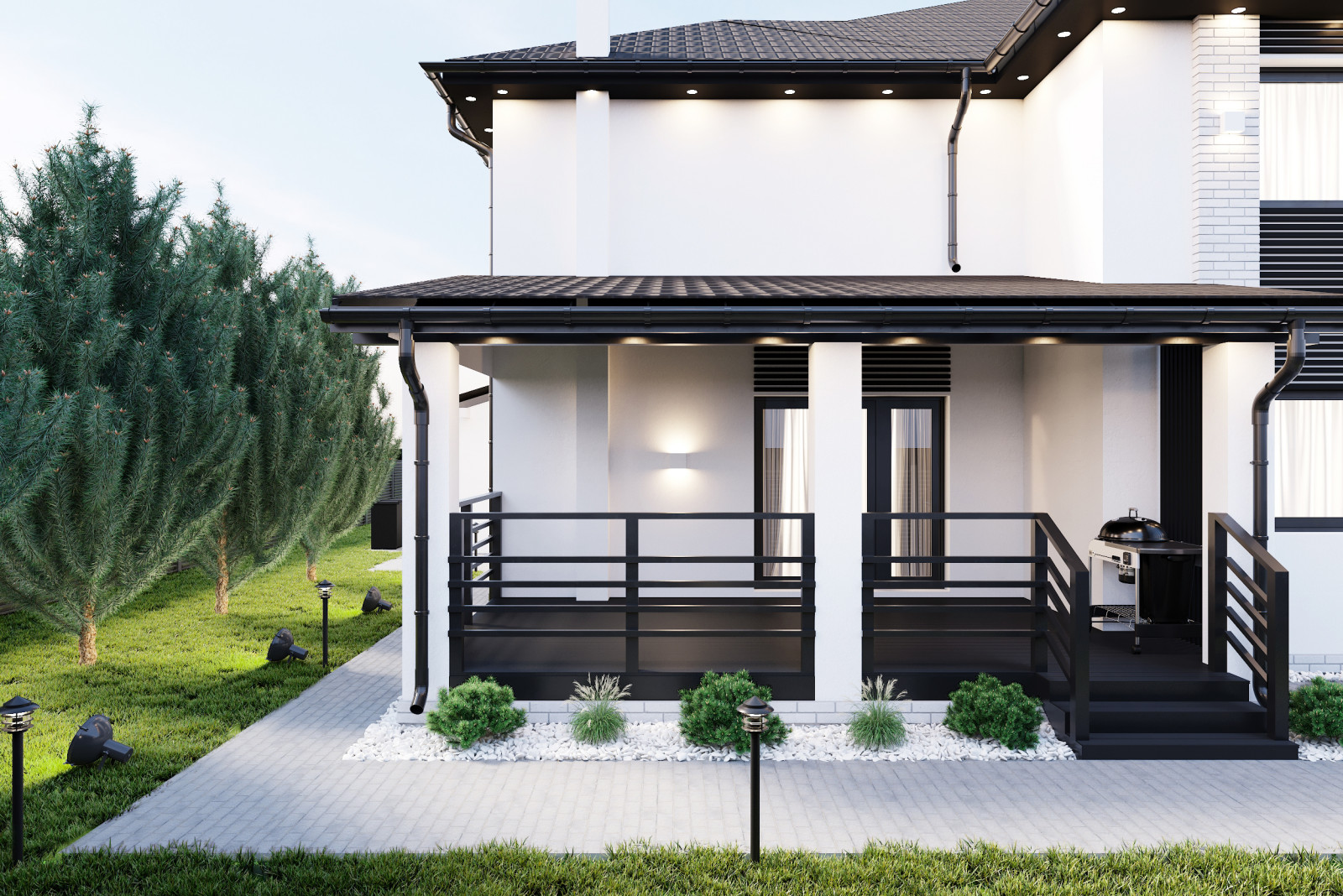 Ландшафтный дизайн. КП Клязьминский парк