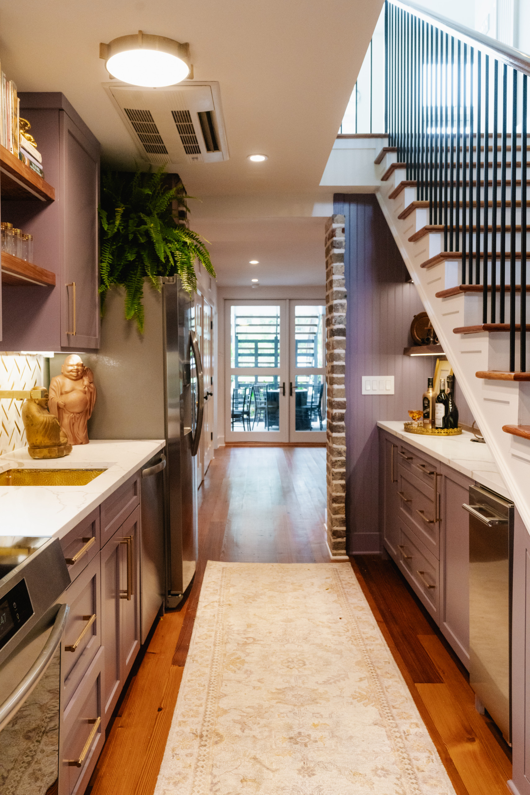 Secret Stairway Auxiliary Kitchen