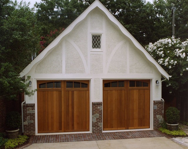 Charm and Utility A Tudor Style Garage Addition in Myers Park