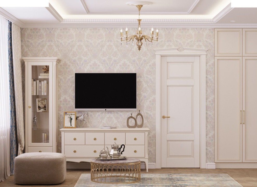 Новицкая, проект 2х комнатной квартиры в классическом стиле