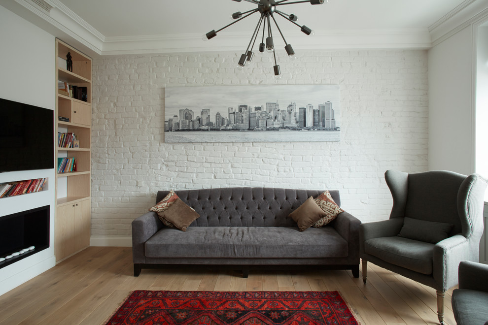 Воздушная квартира в скандинавском стиле напротив Нескучного сада