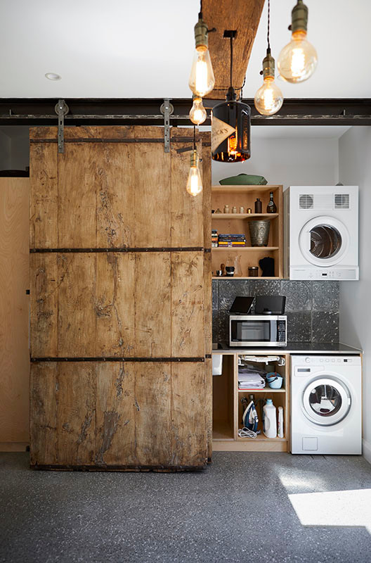 Inspiration for an eclectic laundry room in Sydney.