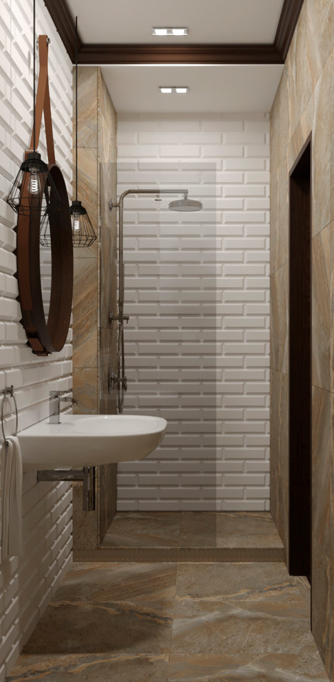 Санузлы для таунхауса в стиле лофт