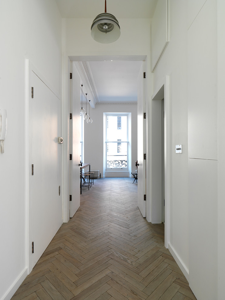Scandinavian hallway in London.