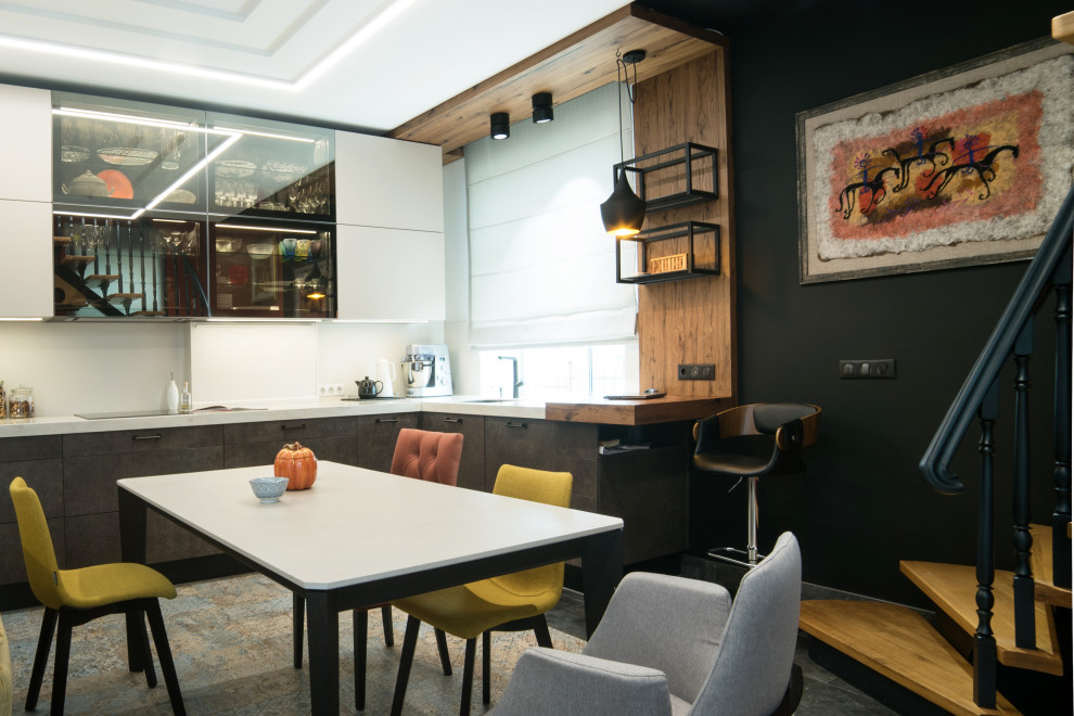 Яркая гостиная для ярких заказчиков