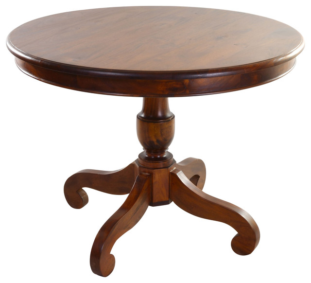 Village Mahogany Round Dining Table