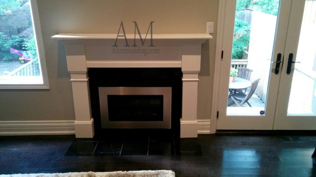 Modern Corner Fireplace Mantel Toronto Traditional Toronto