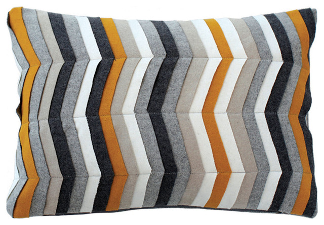 URBN - Graphic Lines Throw Pillow - View in Your Room! Houzz