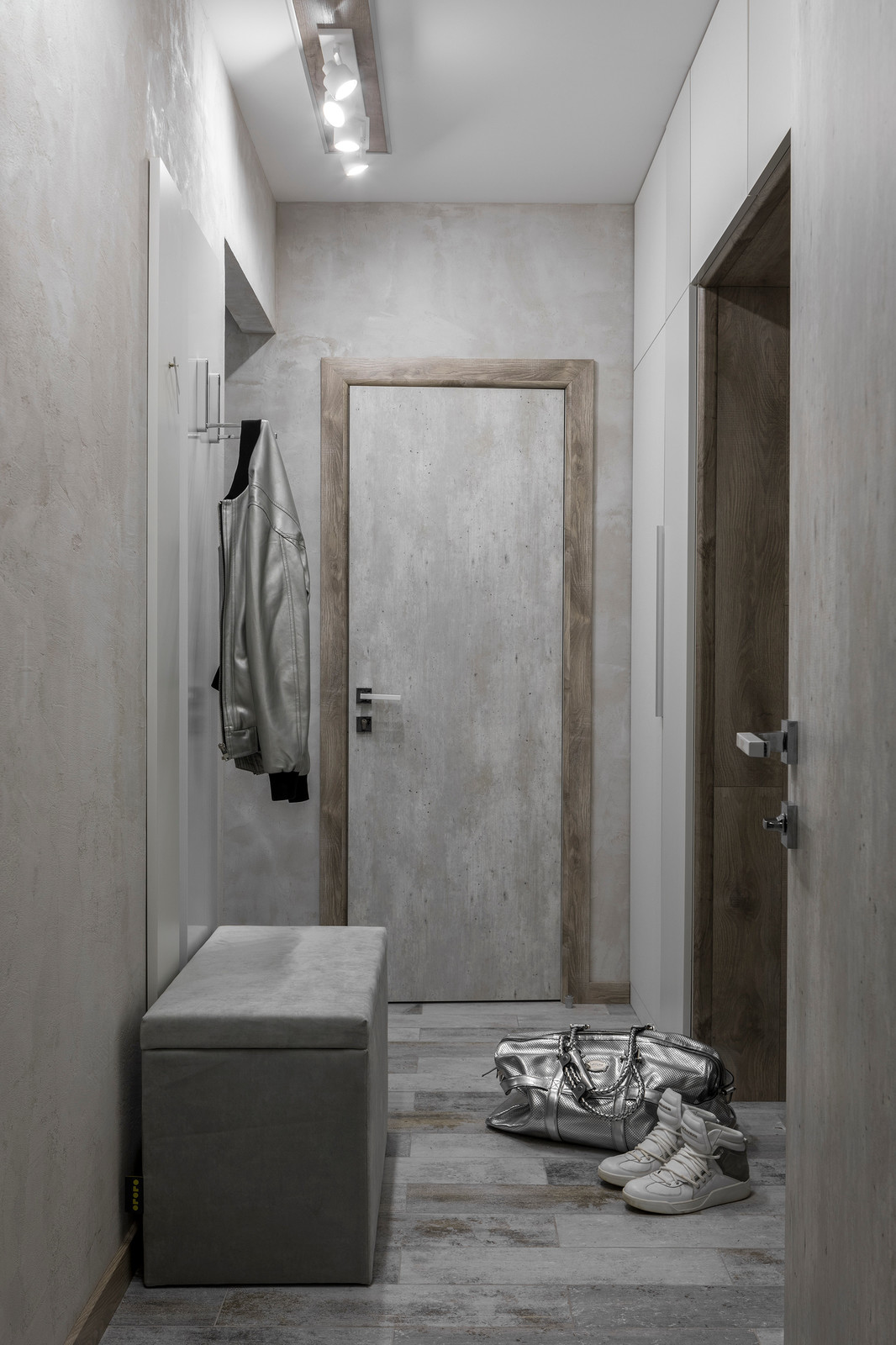 Монохромная квартира для предпринимателя