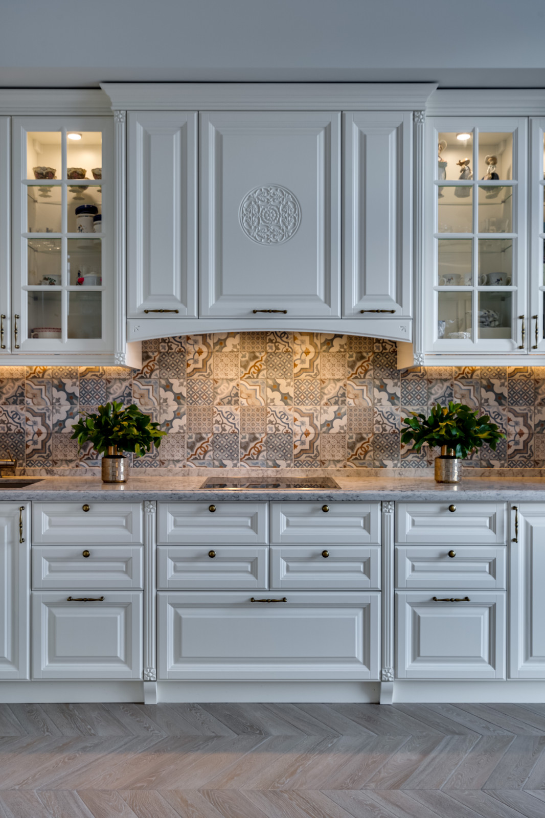 Кухня из массива березы.