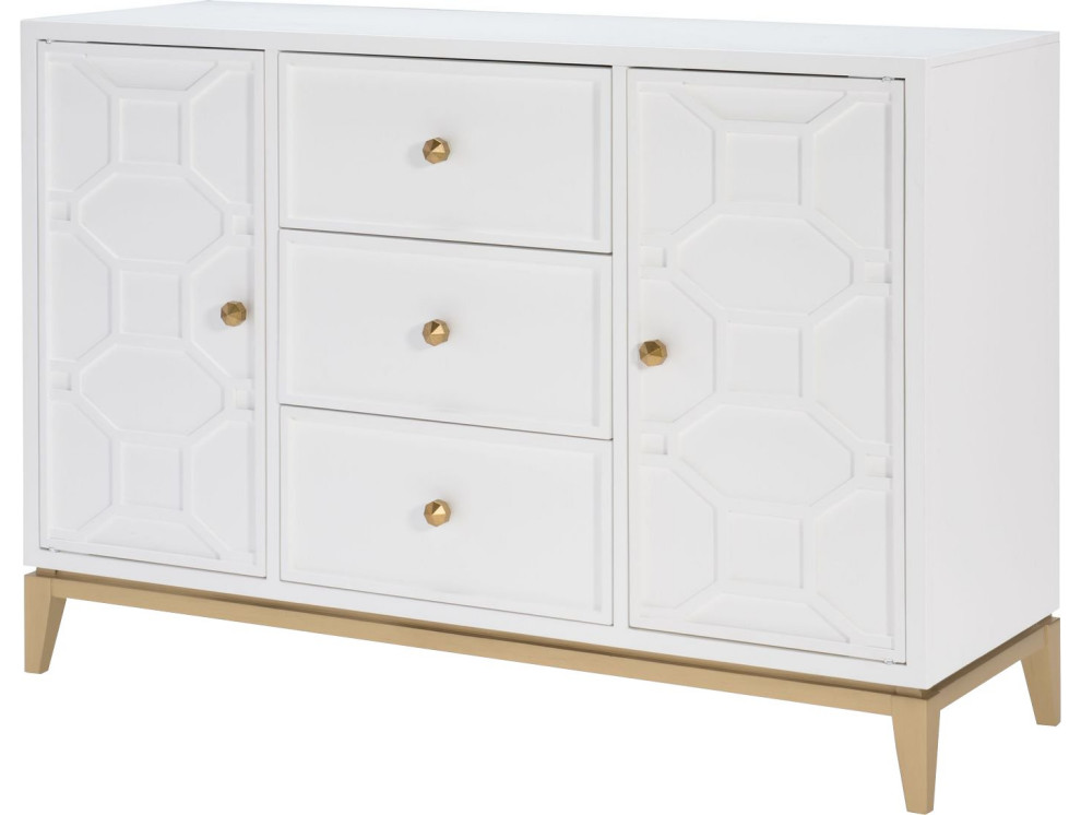 Legacy Classic Chelsea by Rachael Ray Credenza With Decorative Lattice