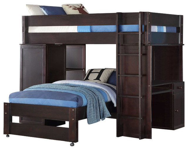 Acme Lars Loft And Bunk Bed Transitional Beds By Dbest