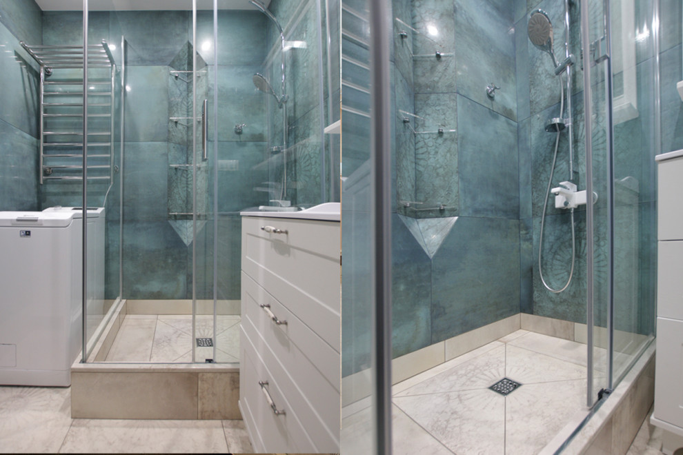 Эклектичный интерьер в пастельных тонах, Славянский бульвар