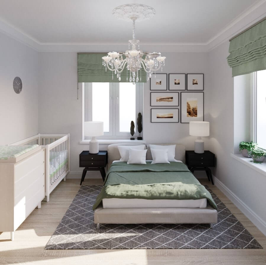 Дизайн квартиры 64 м2 ЖК Мичуринский