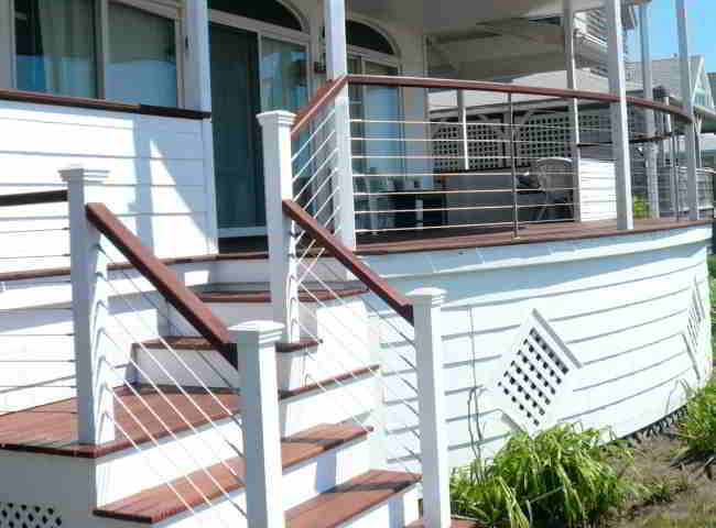 Deck Patio Porch Balcony Cable Railing Modern Las Vegas By Ultra Tec Houzz