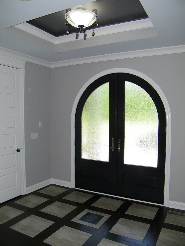 This is an example of a modern entryway in Columbus.