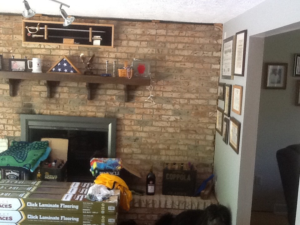 Paint fireplace or not?