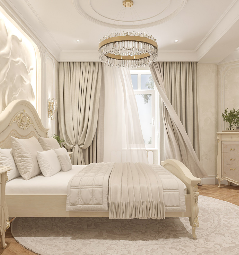 Интерьер Женской спальни . Таунхаус в КП "Образцово"