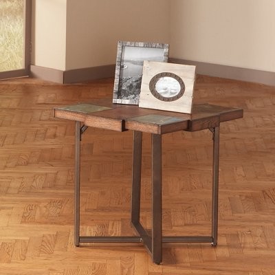 Steve Silver Winchester Square Cherry Wood End Table