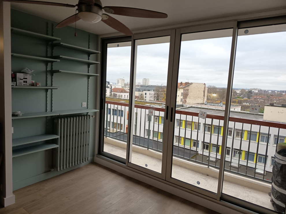 Rénovation d'un studio avec mezzanine