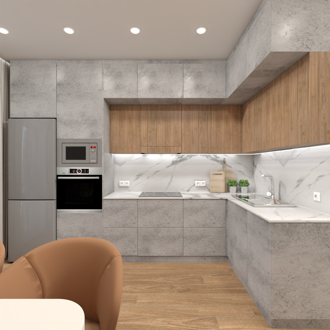 Дизайн интерьера 2-х комнатной квартиры