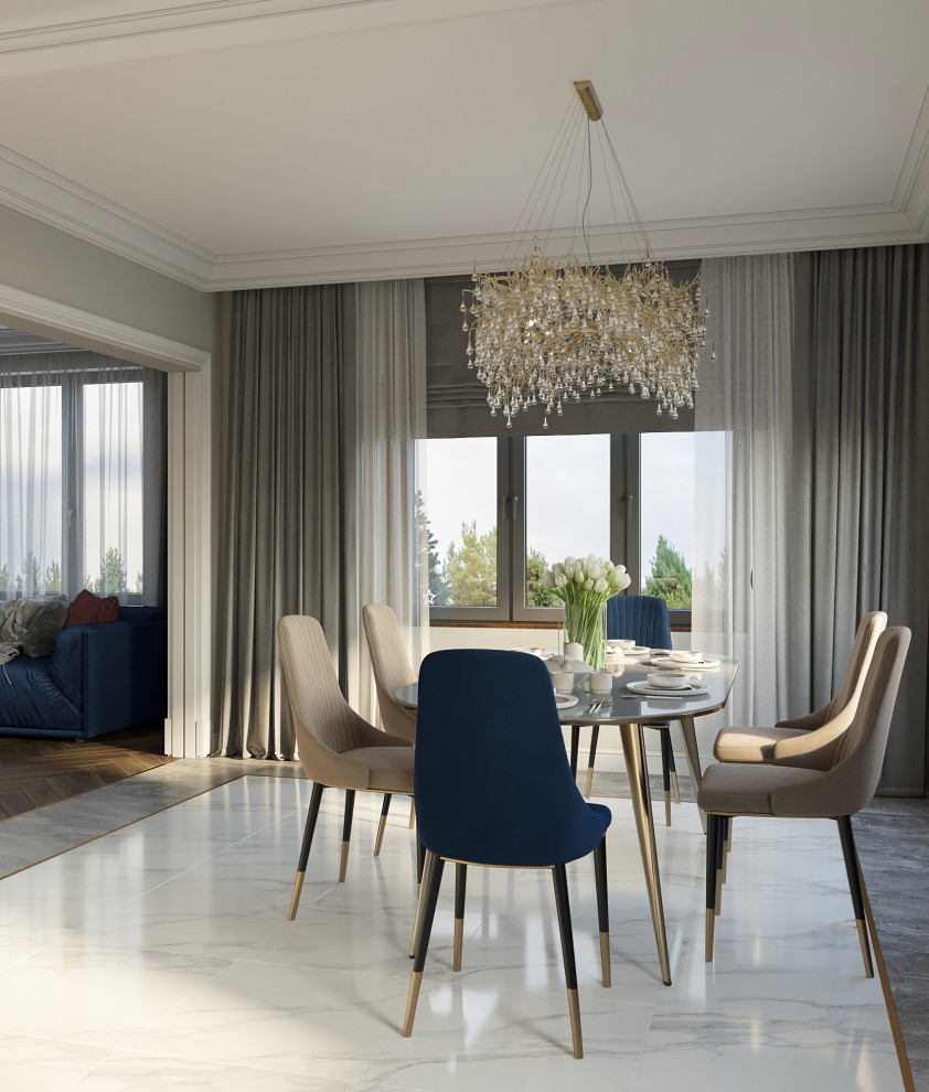 Загородный двухэтажный дом