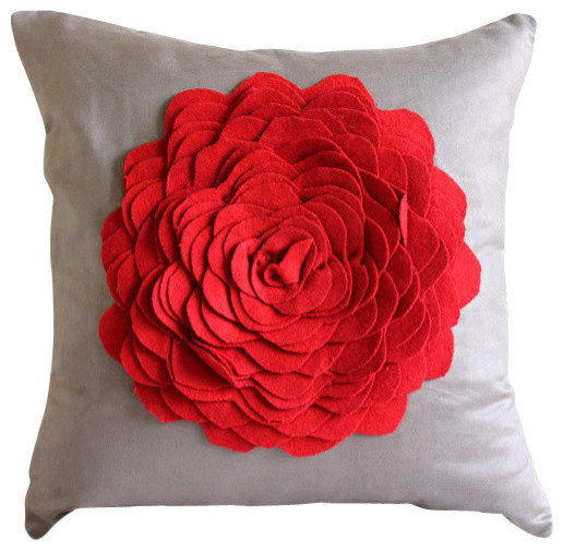 red rose cushions