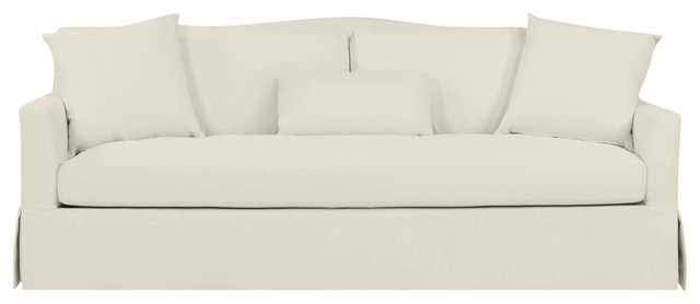 Stetson Skirted Sofa Transitional Sofas By Handy Living