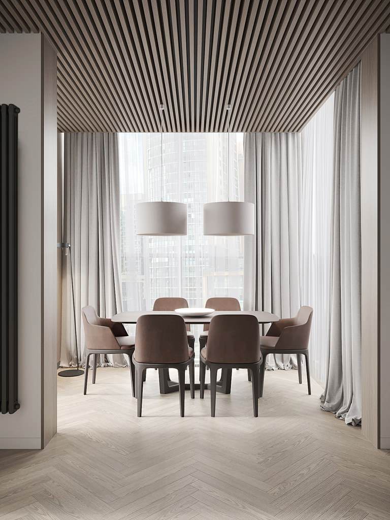 Квартира в современном стиле, ЖК «Duderhof Club», 146 кв.м.